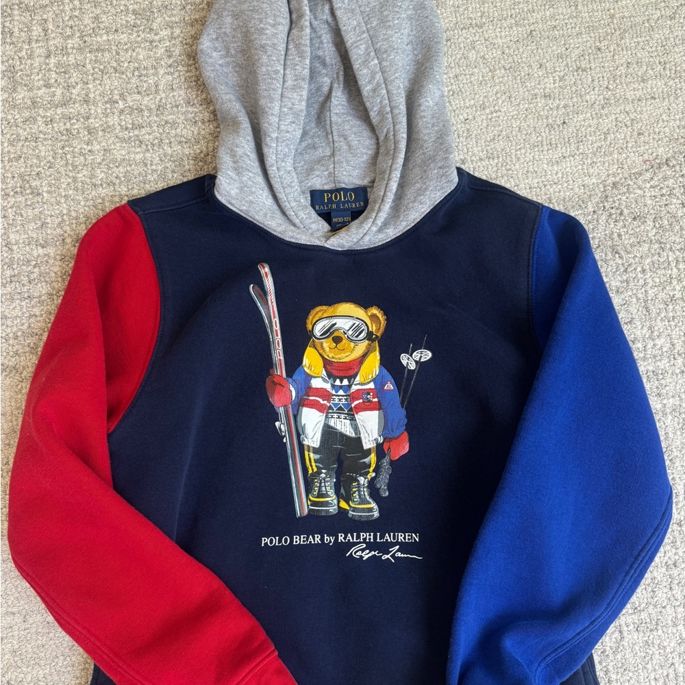 Polo by Ralph Lauren Colorblock Bear Sweater